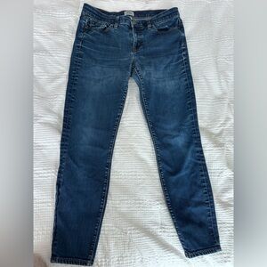 J. Crew Women's Skinny Jeans - Dark Blue